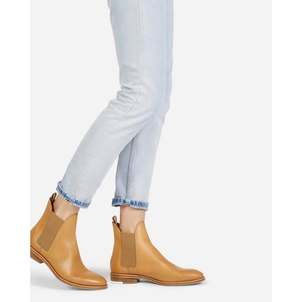 Everlane Tan Ankle Boots